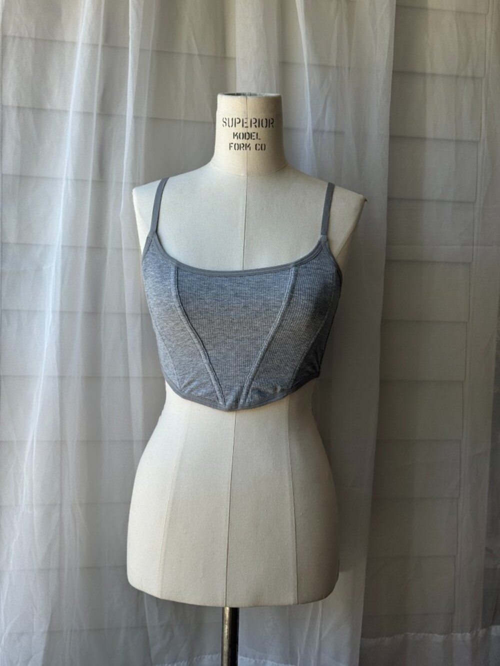 Women's Grey Corset